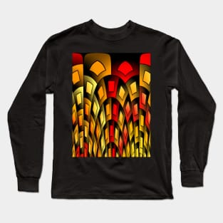 Squares pattern Long Sleeve T-Shirt